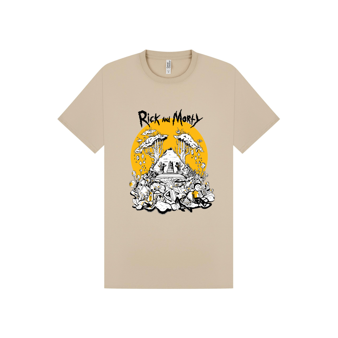 Sand Printed T-shirt Front