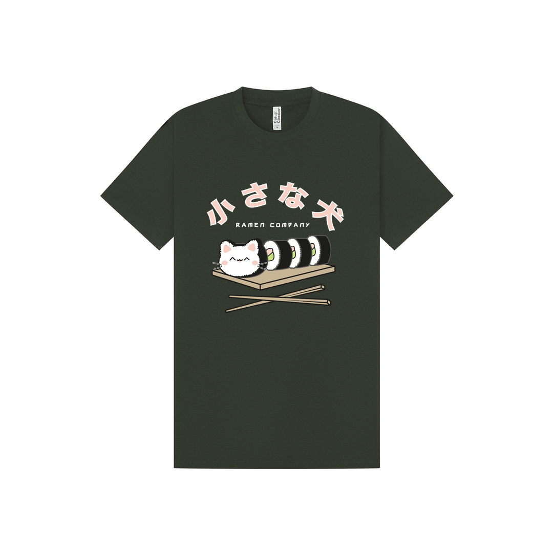 Forest Green Printed T-shirt Front