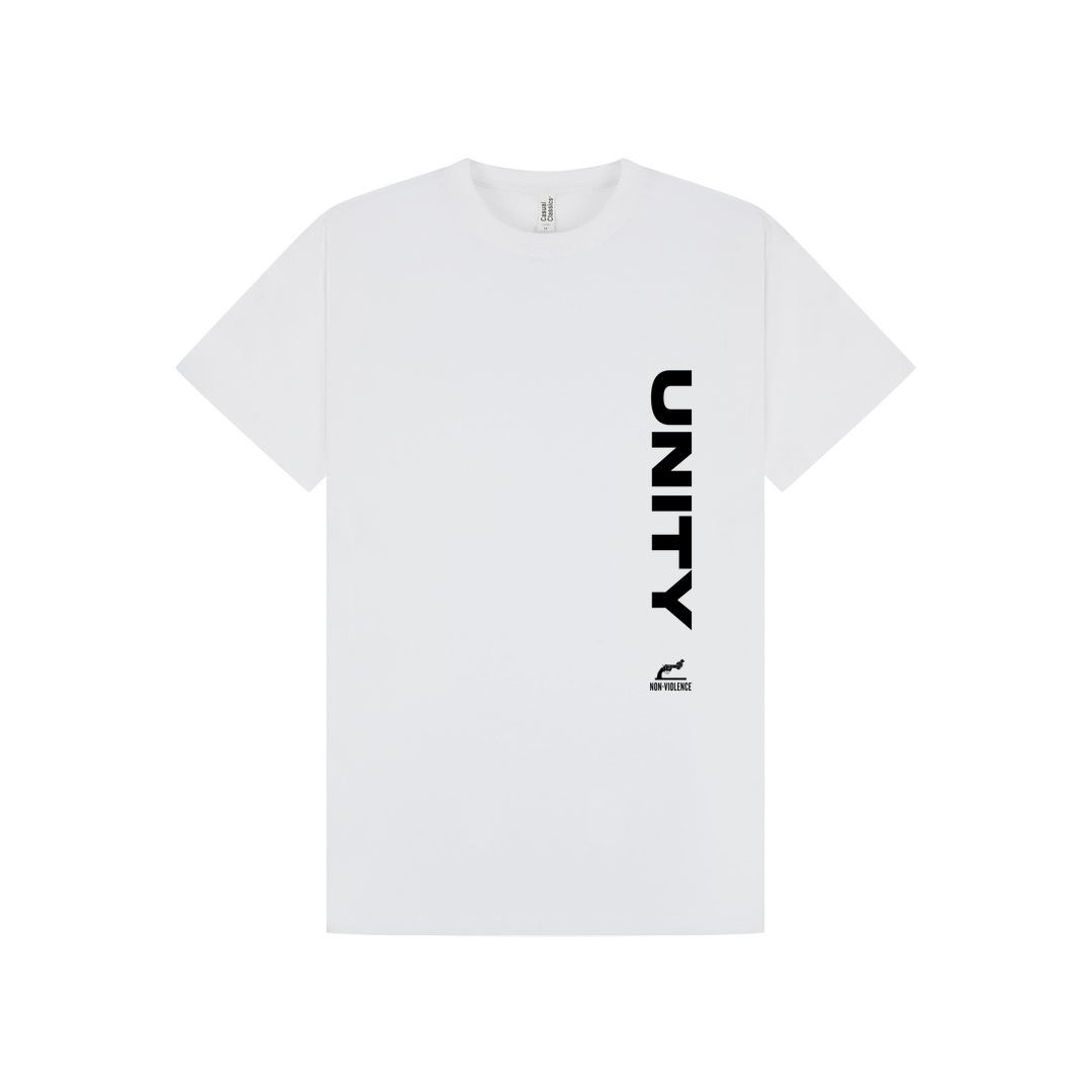 White Printed T-shirt Front