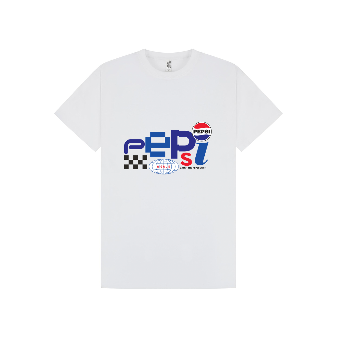 White Printed T-shirt Front