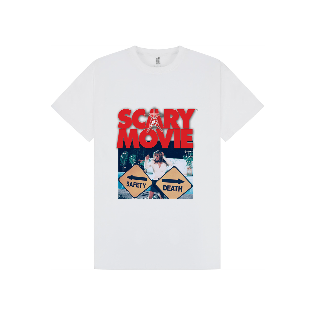 White Printed T-shirt Front