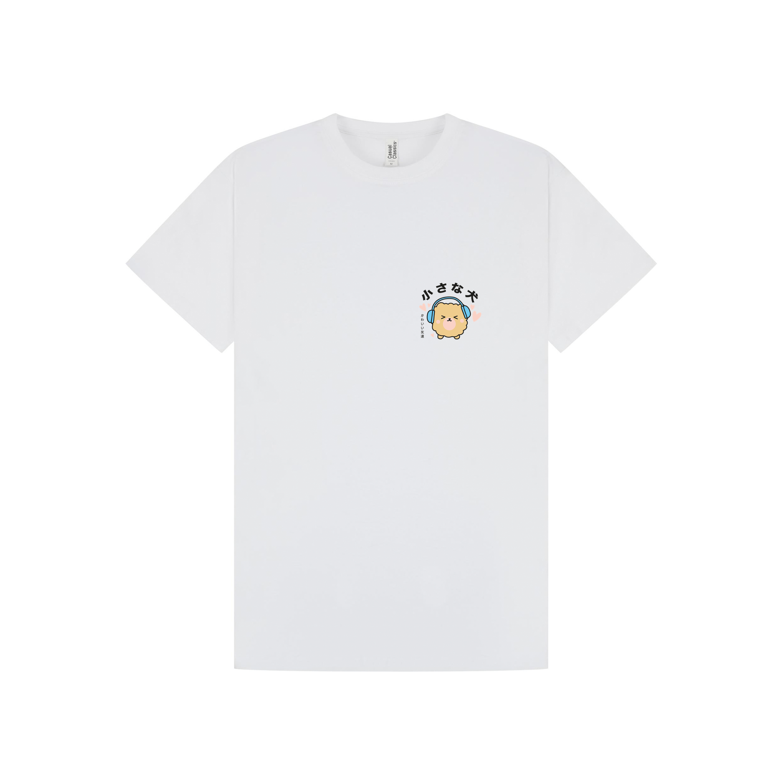 White Printed T-shirt Front