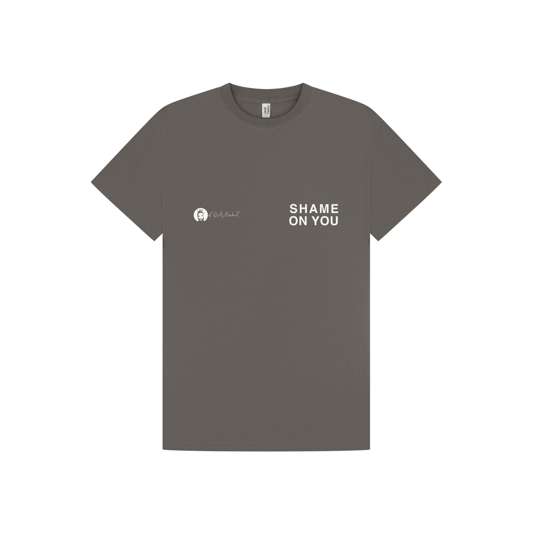 Charcoal Printed T-shirt Front