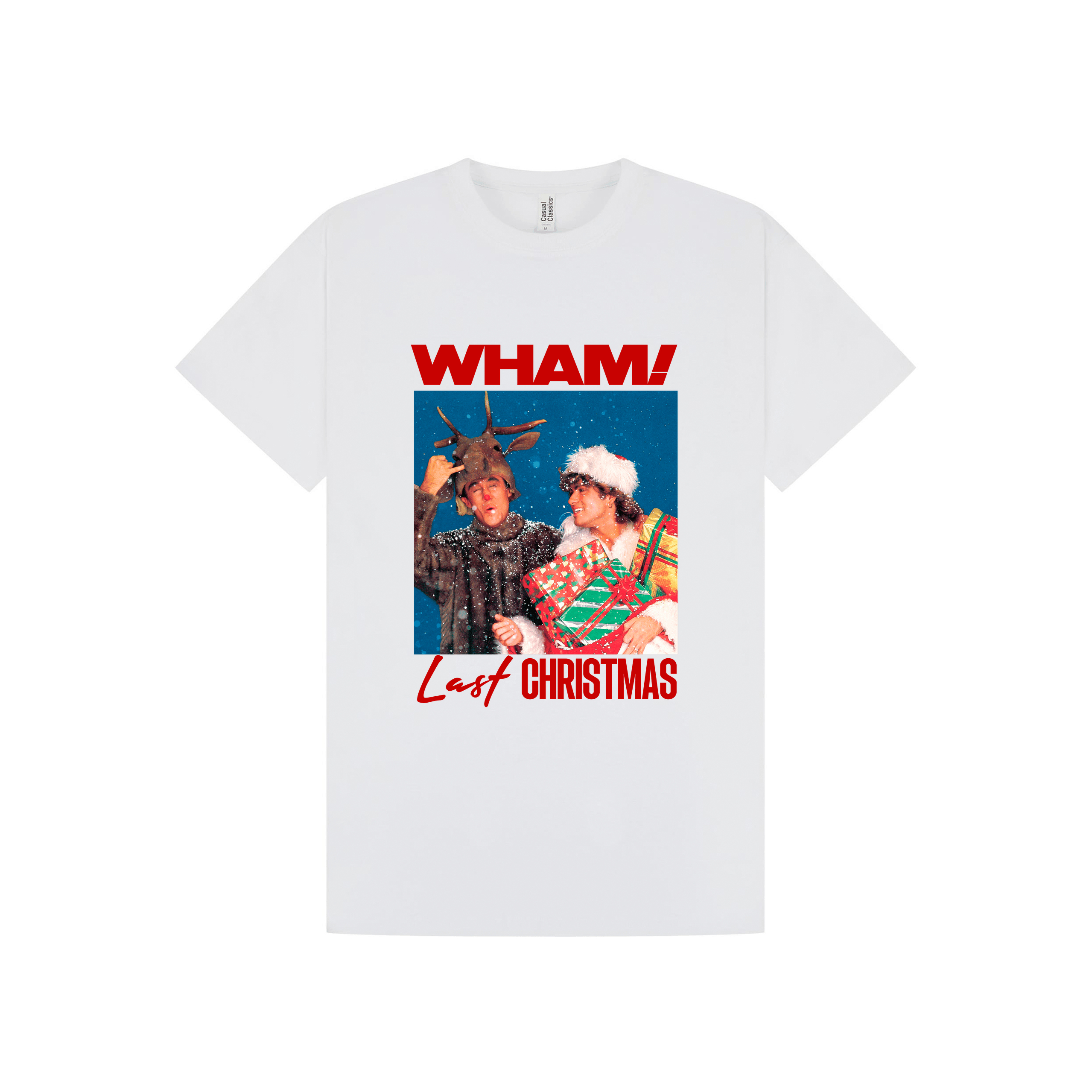 White Printed T-shirt Front