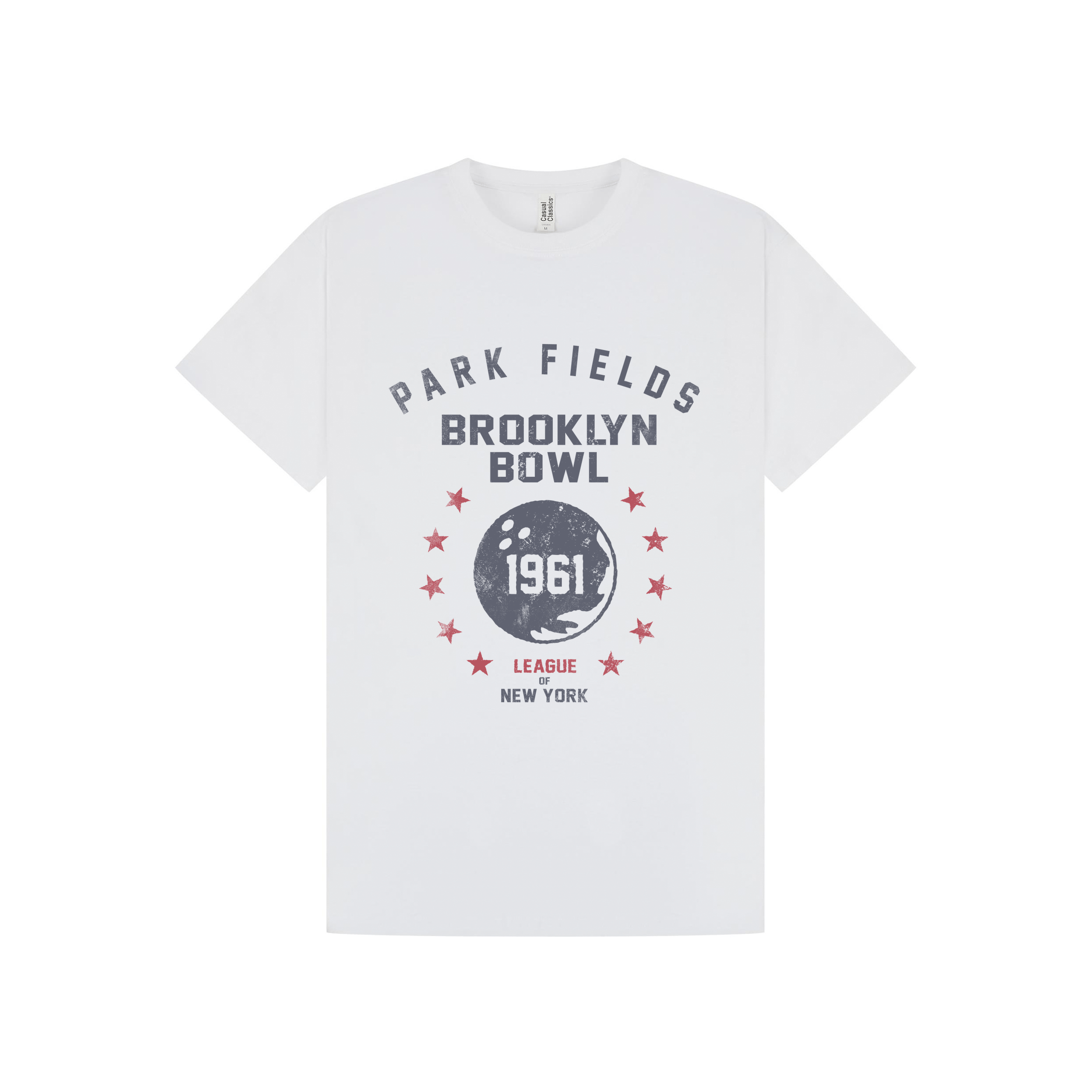 White Printed T-shirt Front