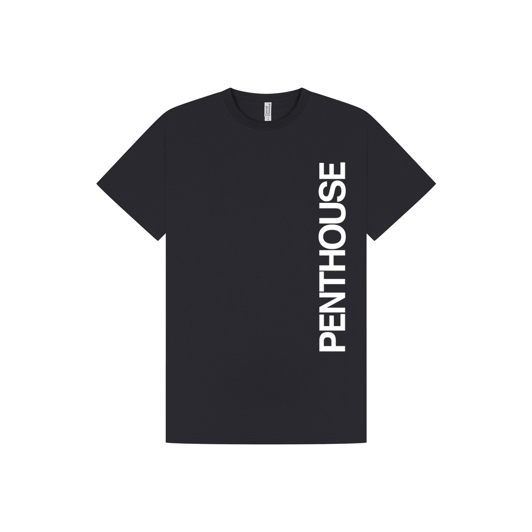 Navy Printed T-shirt Front