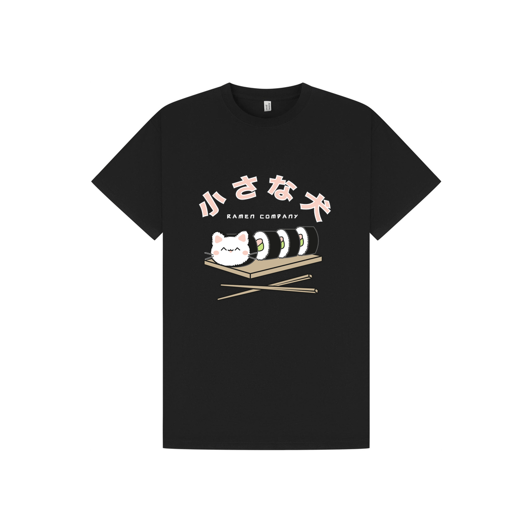 Black Printed T-shirt Front