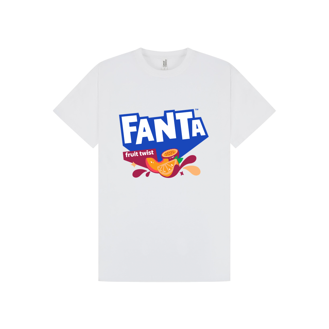 White Printed T-shirt Front