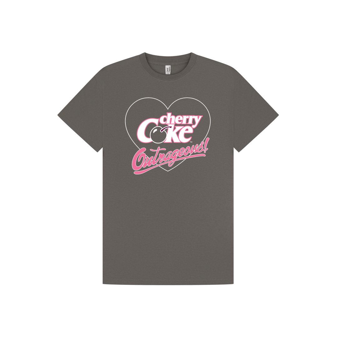 Charcoal Printed T-shirt Front