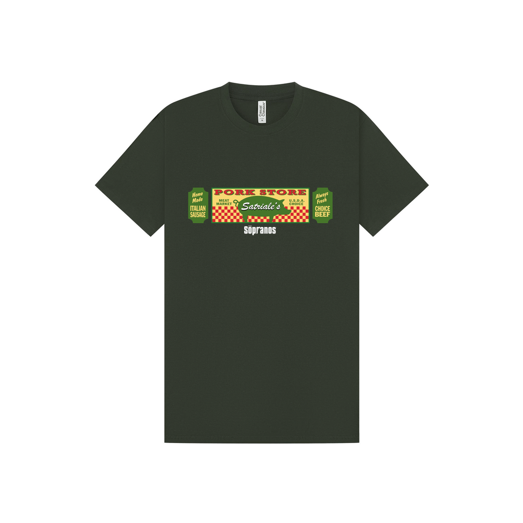 Forest Green Printed T-shirt Front