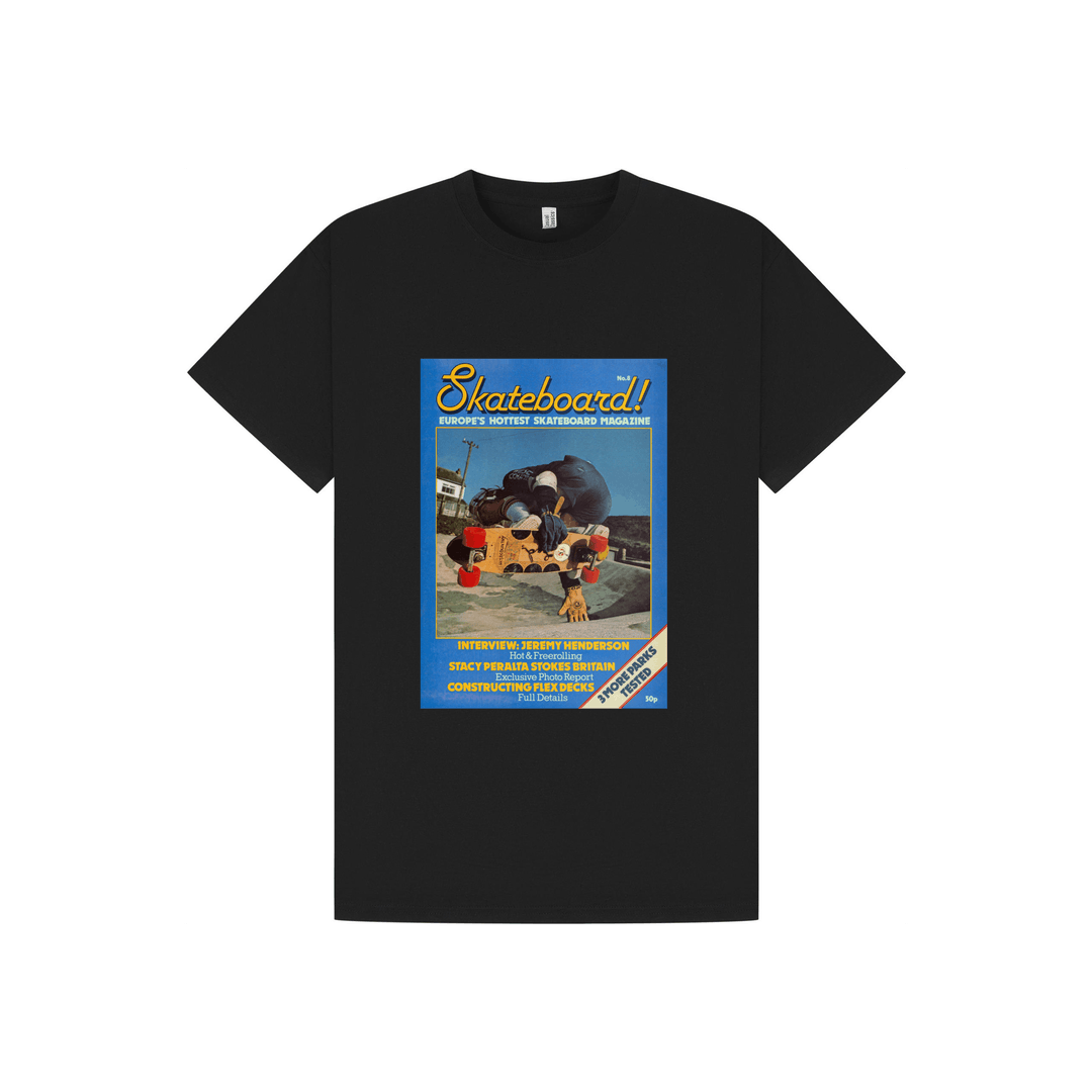 Black Printed T-shirt Front