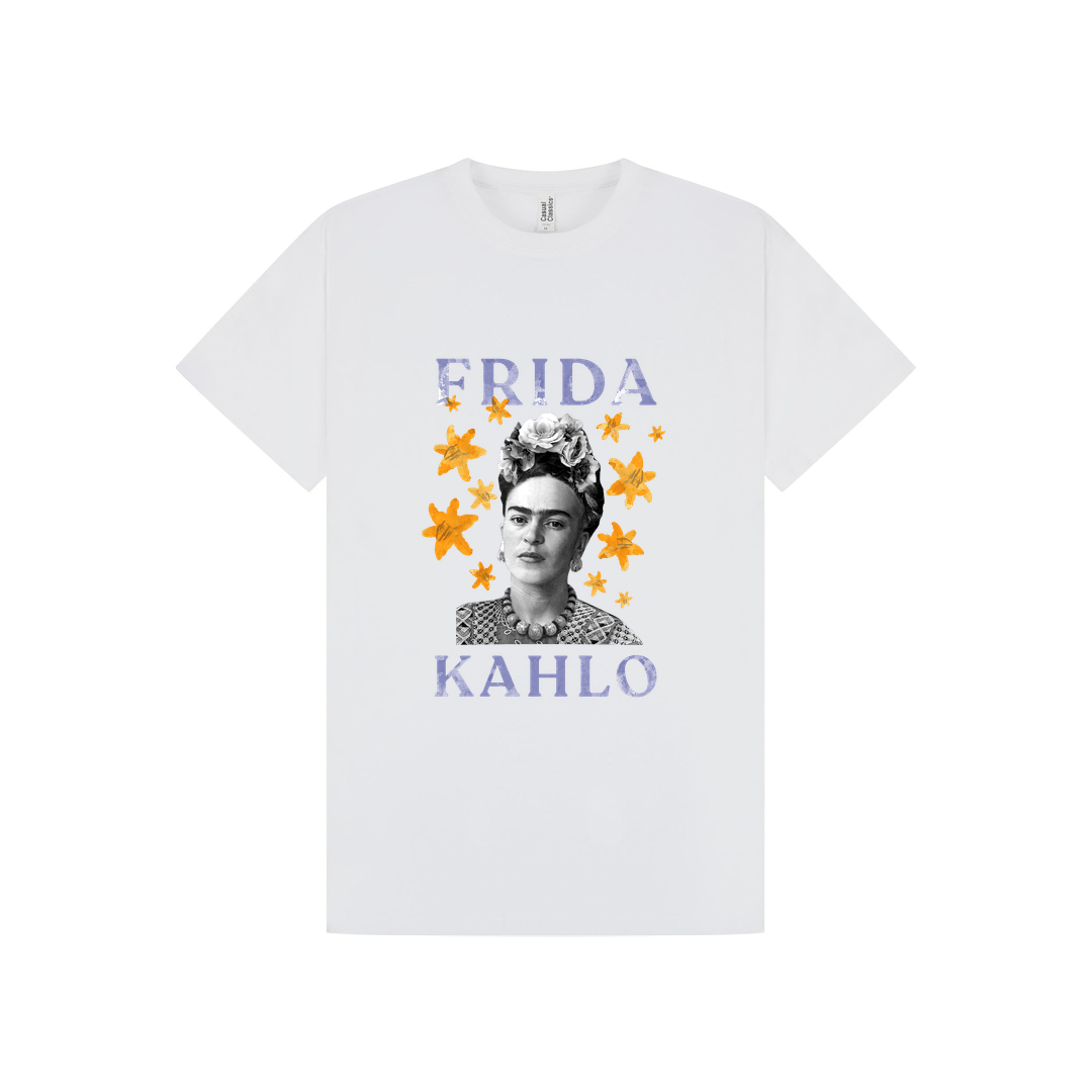 White Printed T-shirt Front