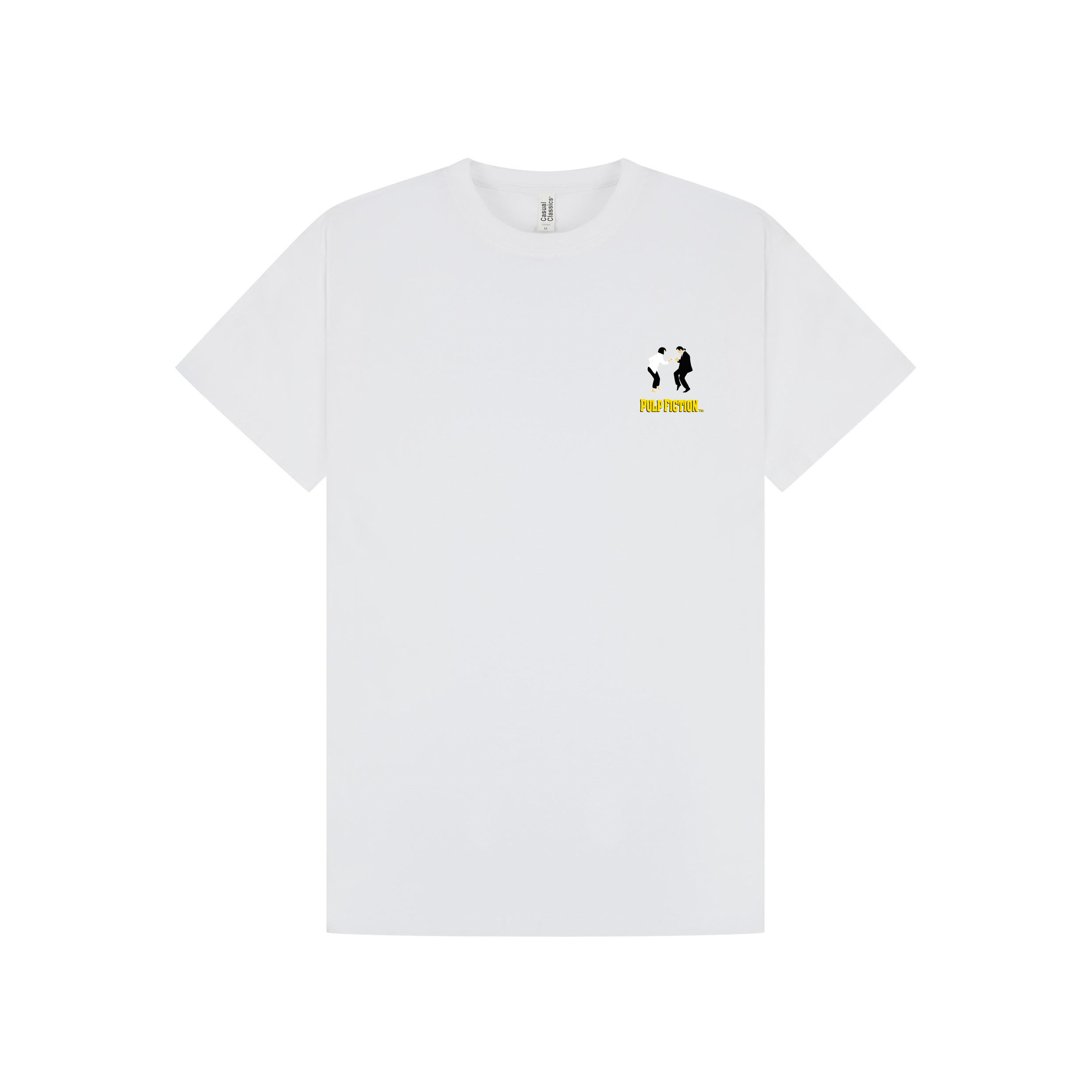 White Printed T-shirt Front