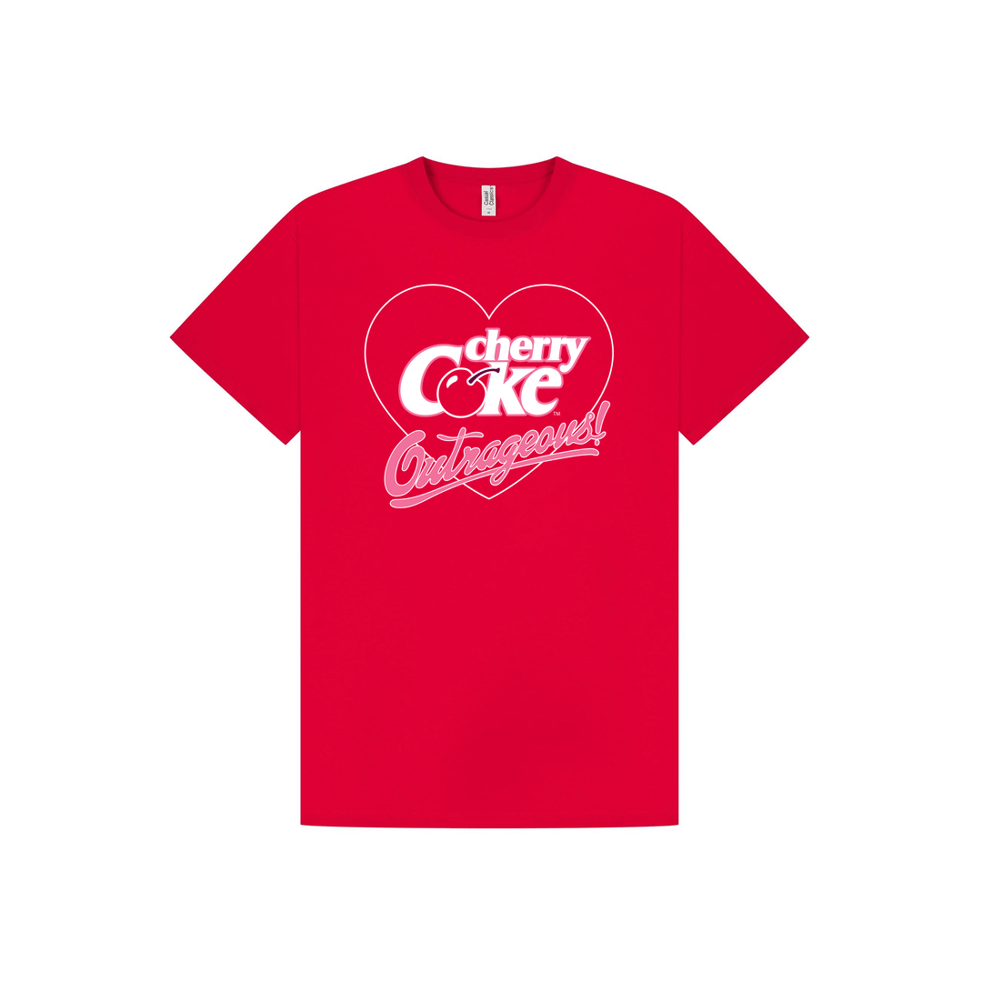 Red Printed T-shirt Front