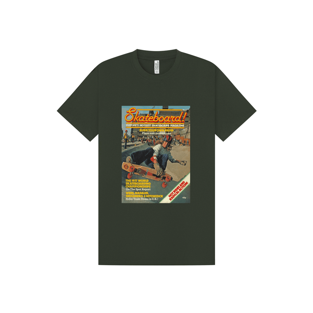 Forest Green Printed T-shirt Front