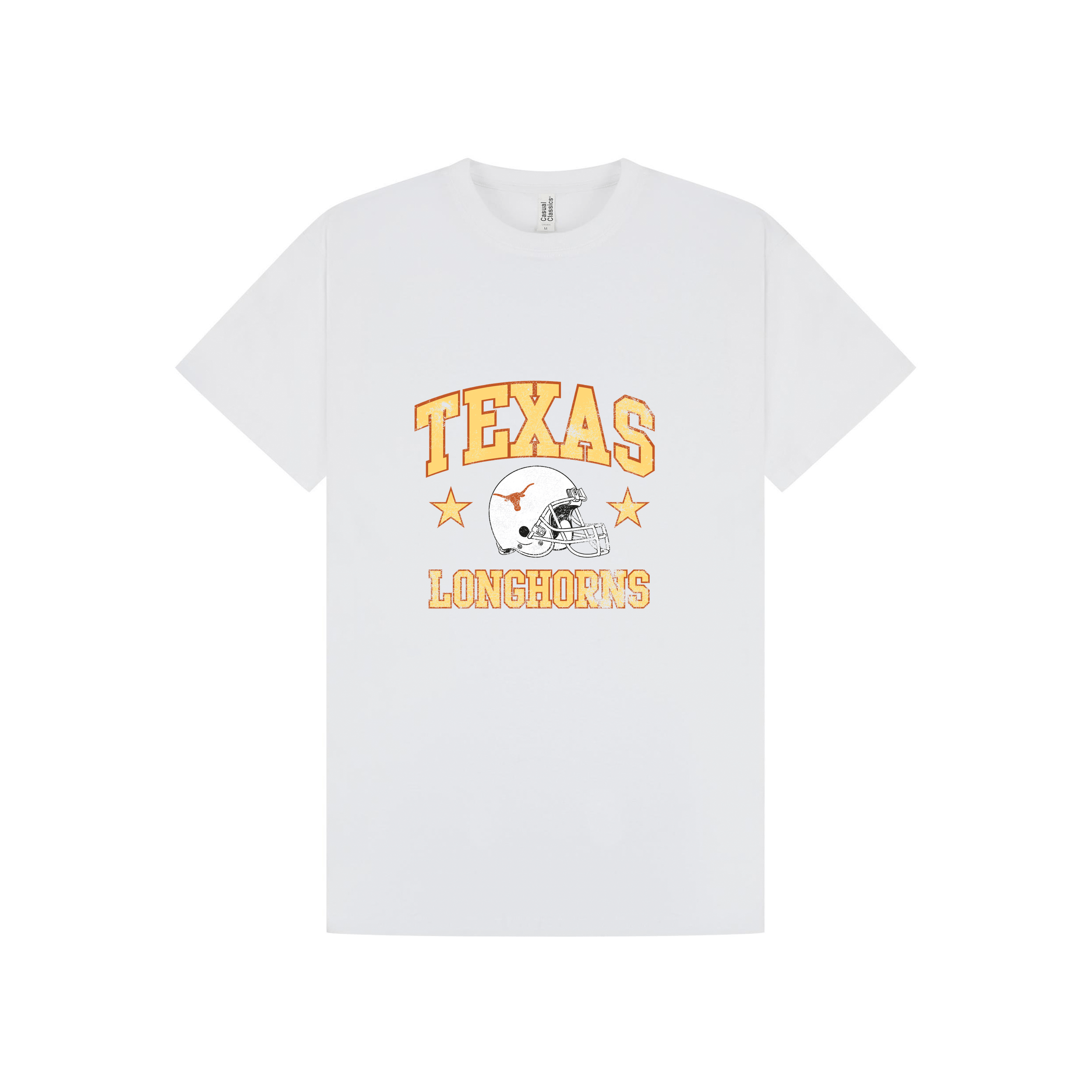 White Printed T-shirt Front