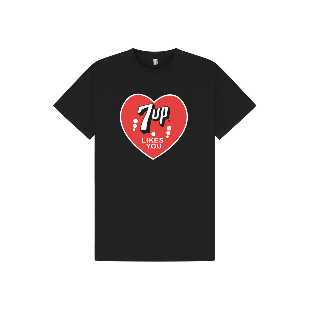 Black Printed T-shirt Front