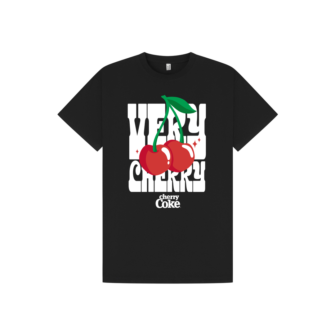 Black Printed T-shirt Front