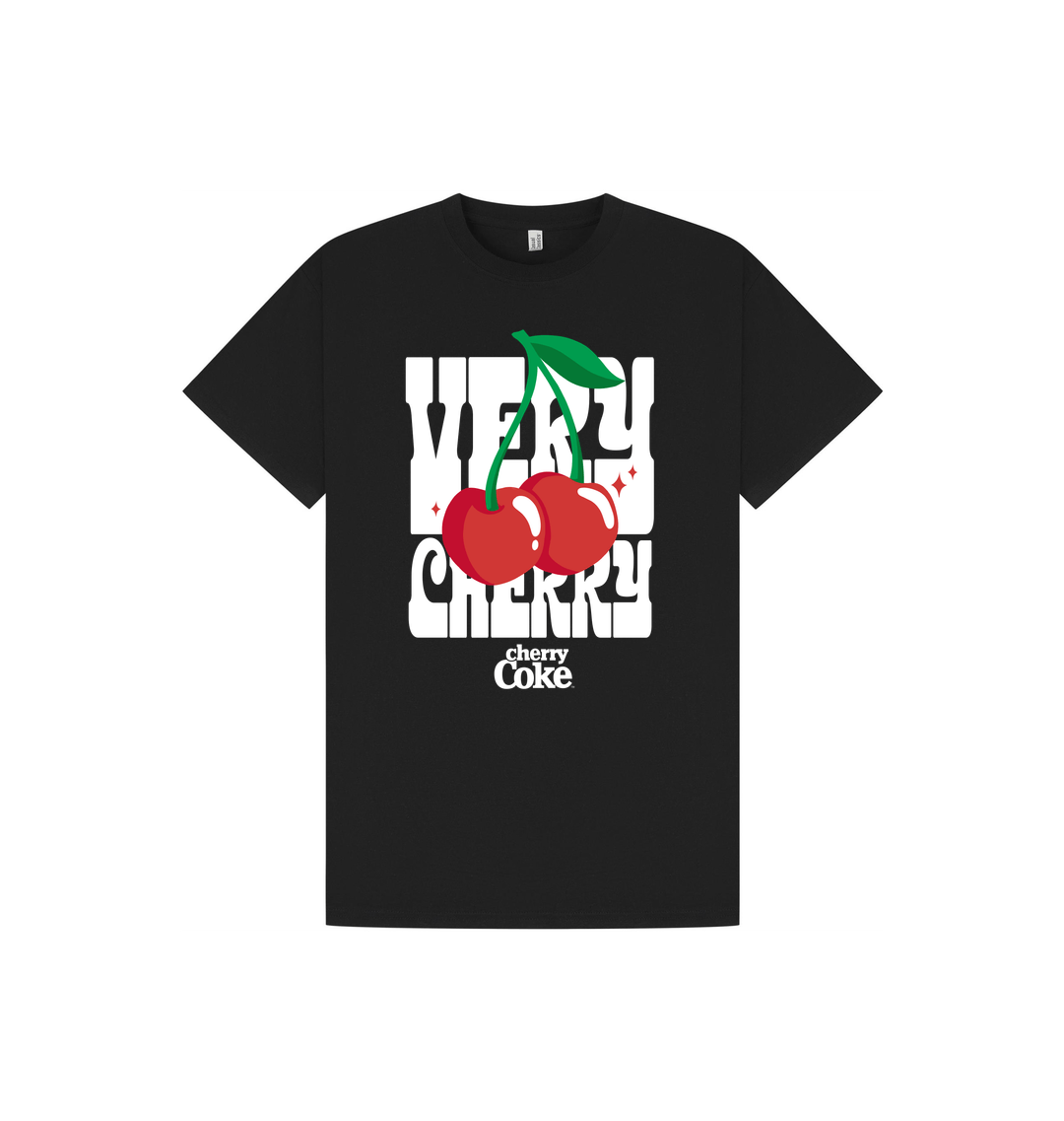 Black Printed T-shirt Front