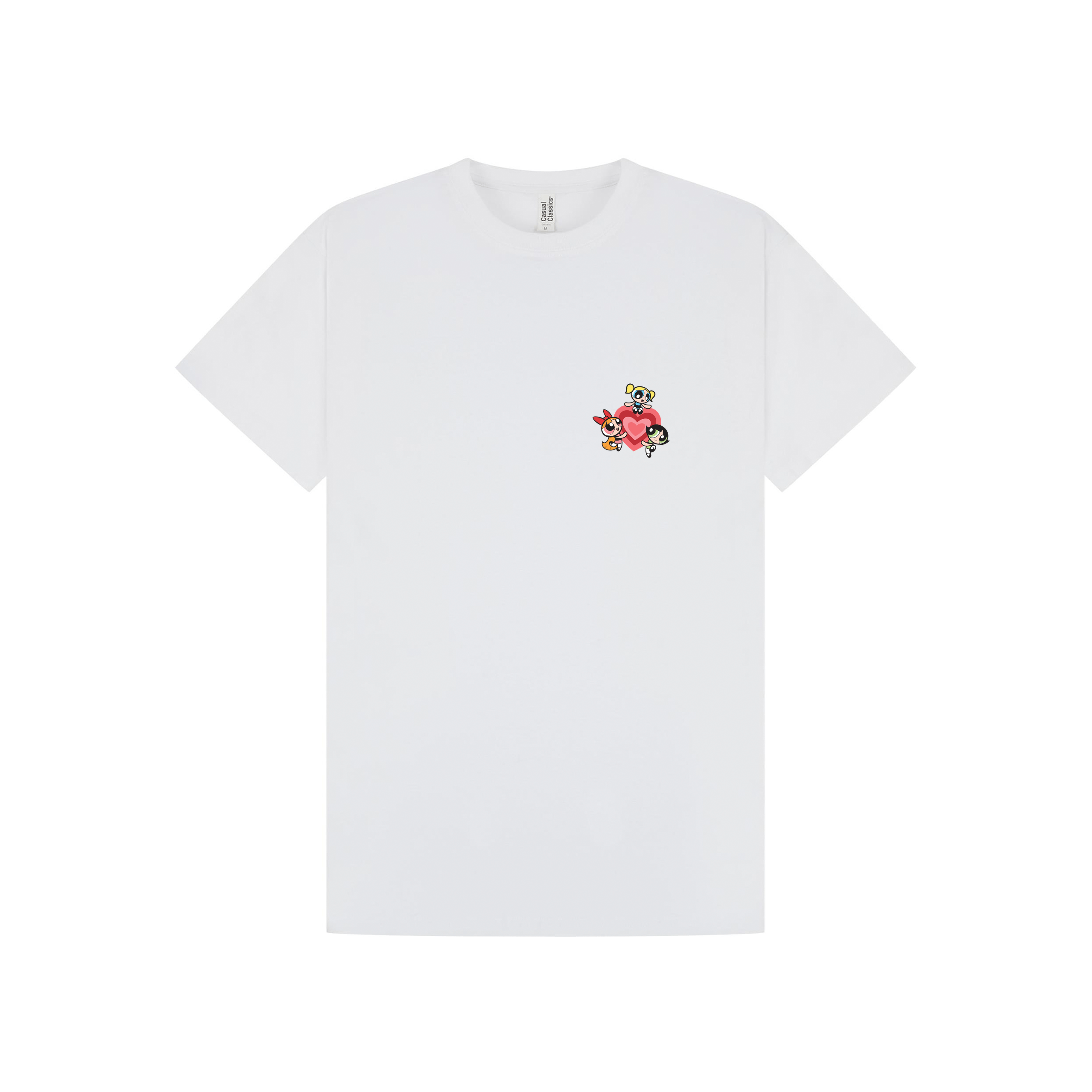 White Printed T-shirt Front