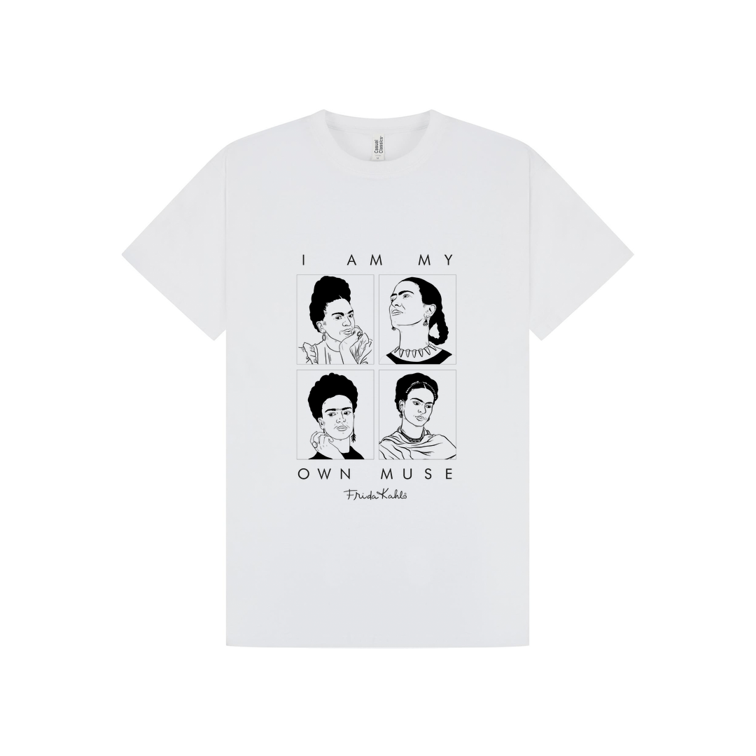 White Printed T-shirt Front