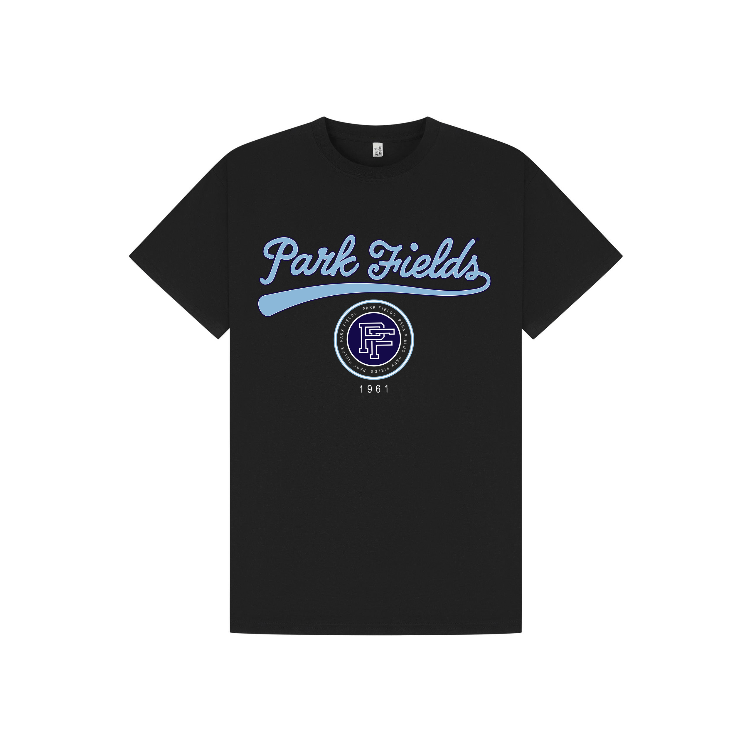 Black Printed T-shirt Front