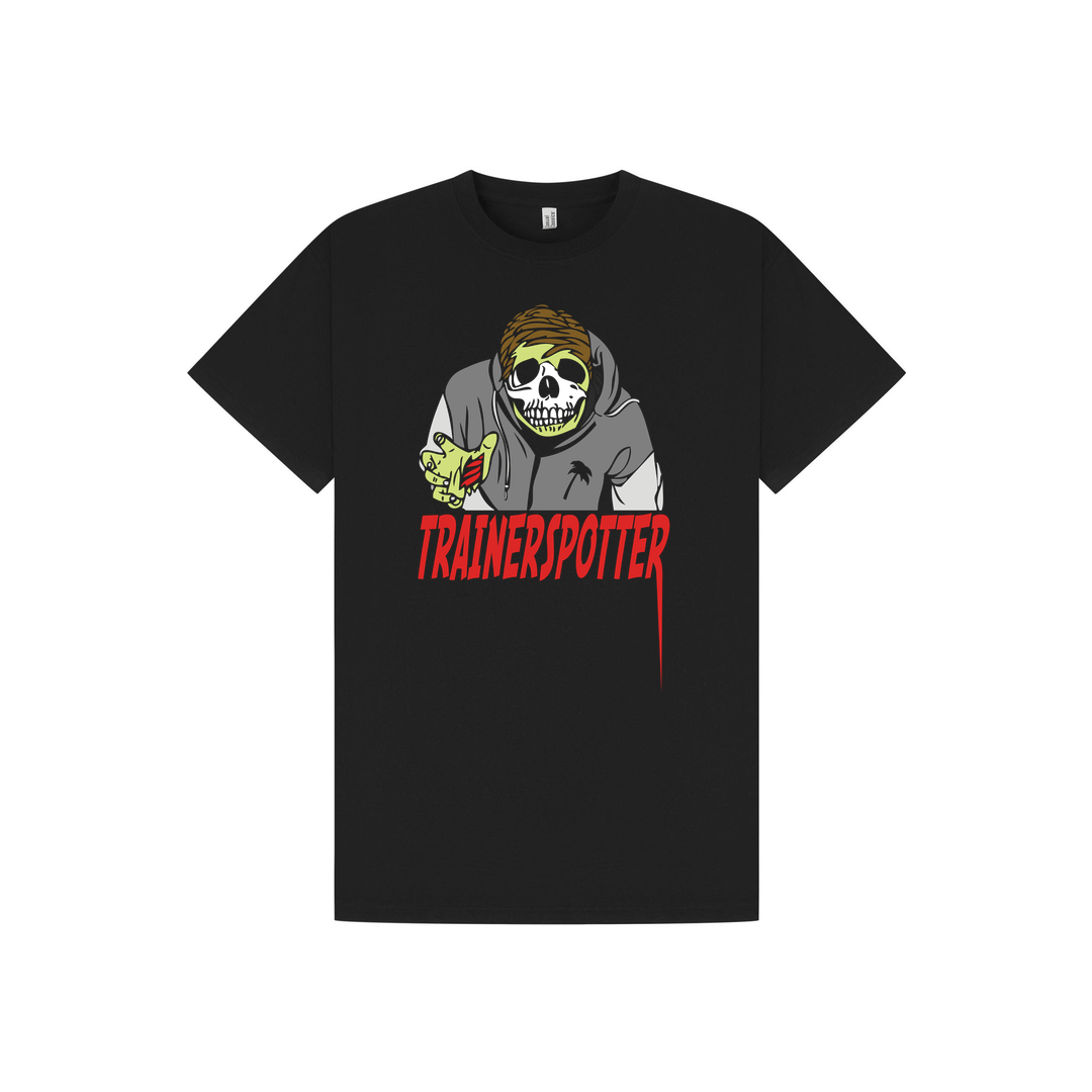 Black Printed T-shirt Front