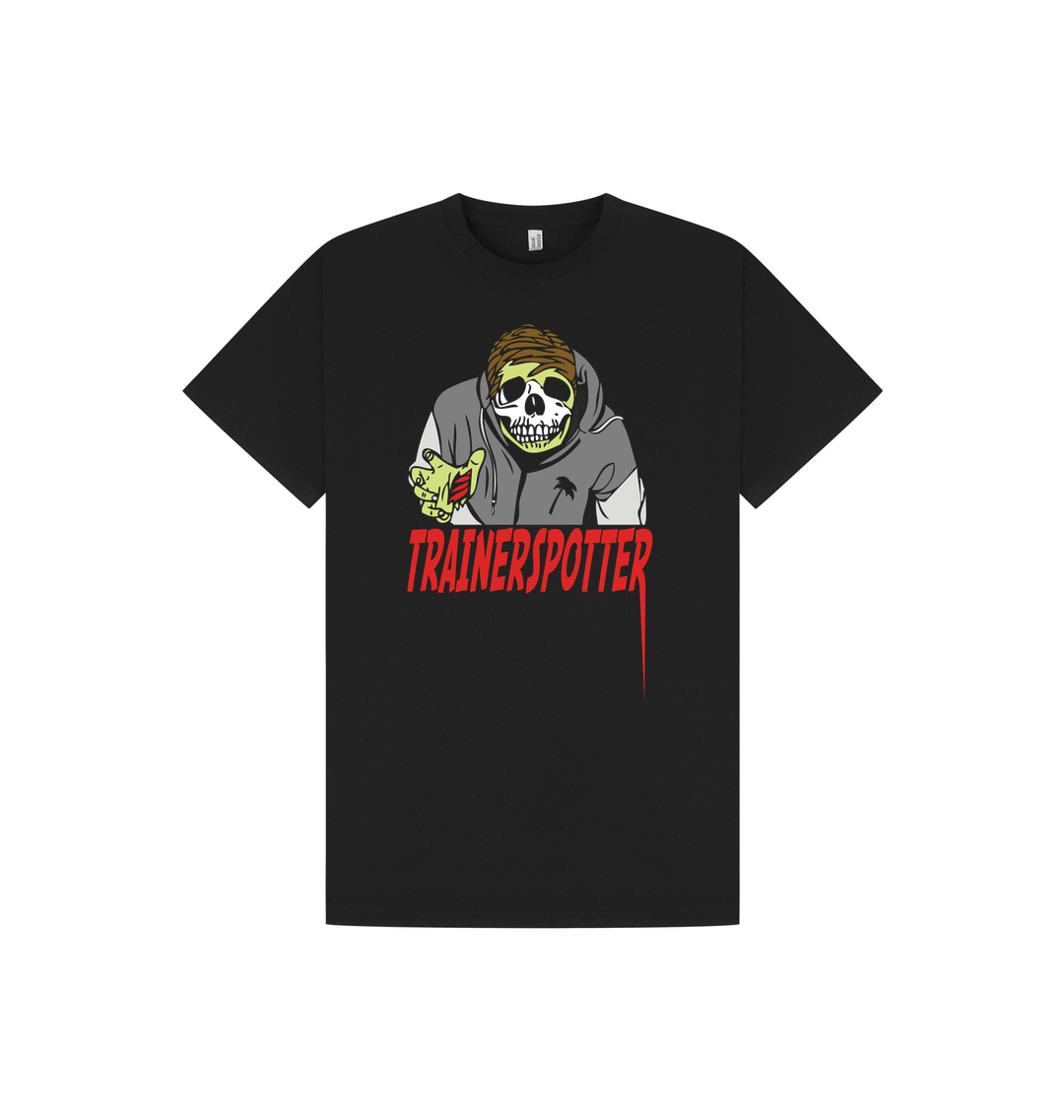 Black Printed T-shirt Front