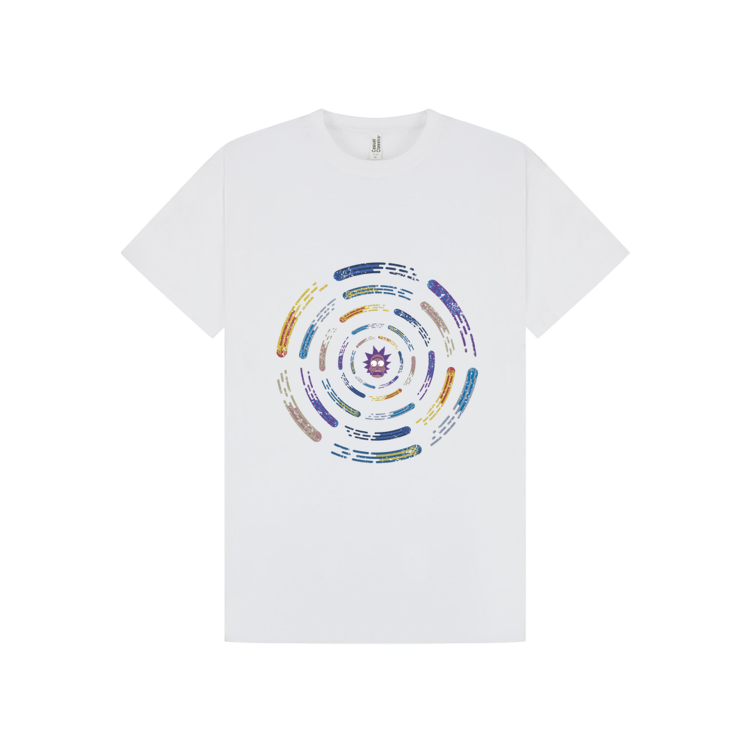 White Printed T-shirt Front