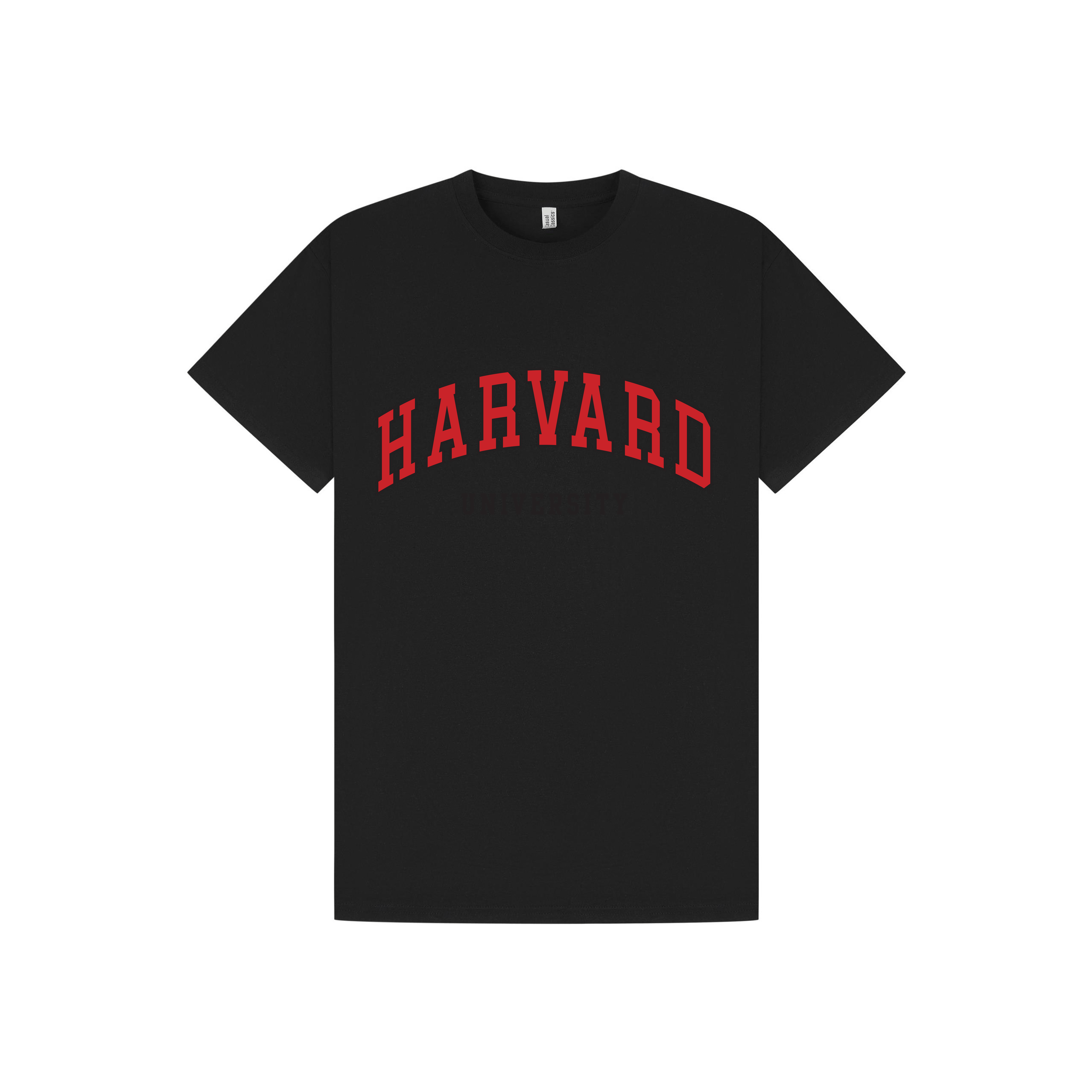 Black Printed T-shirt Front