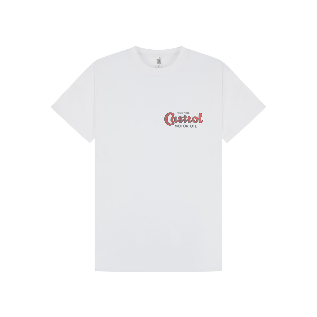 White Printed T-shirt Front