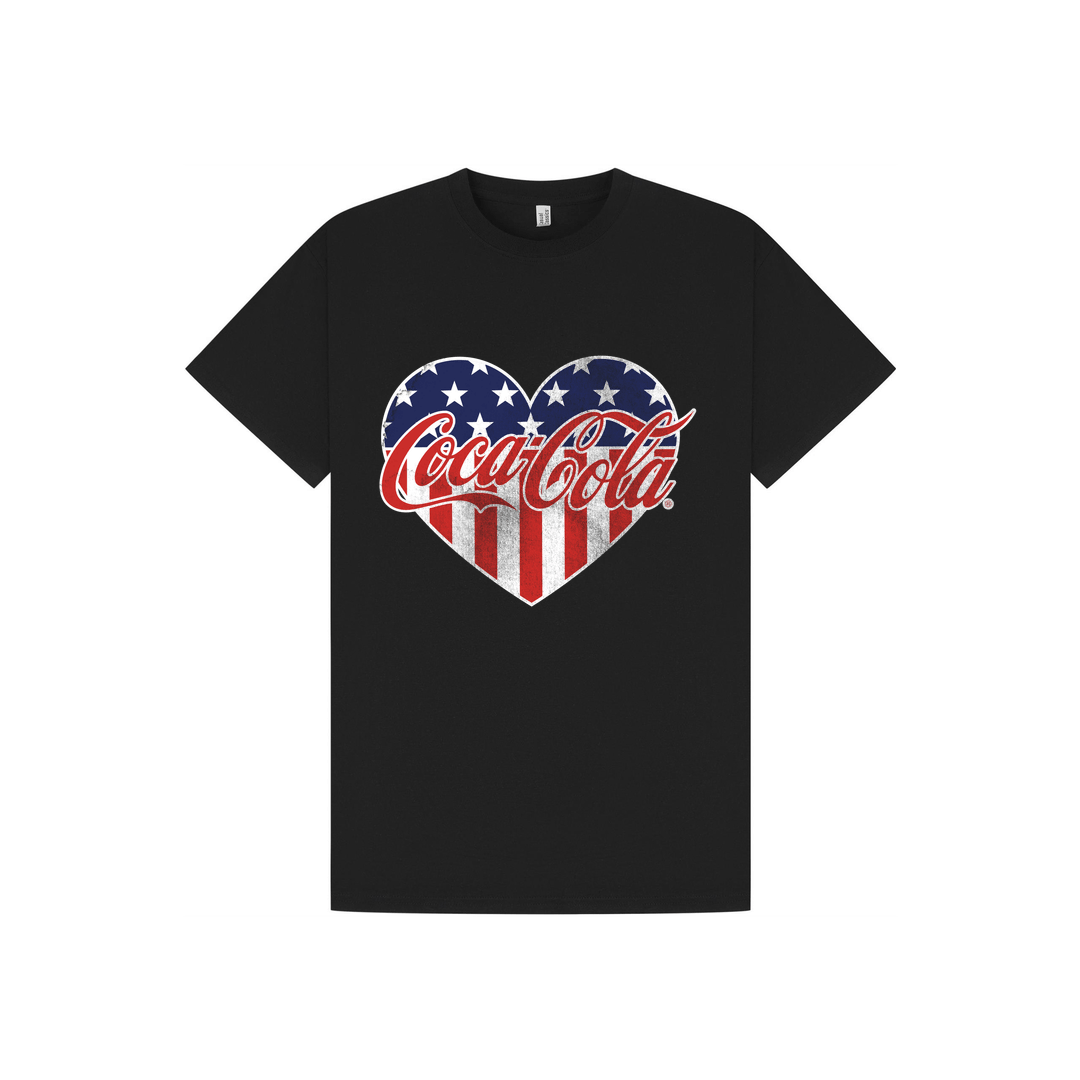 Black Printed T-shirt Front