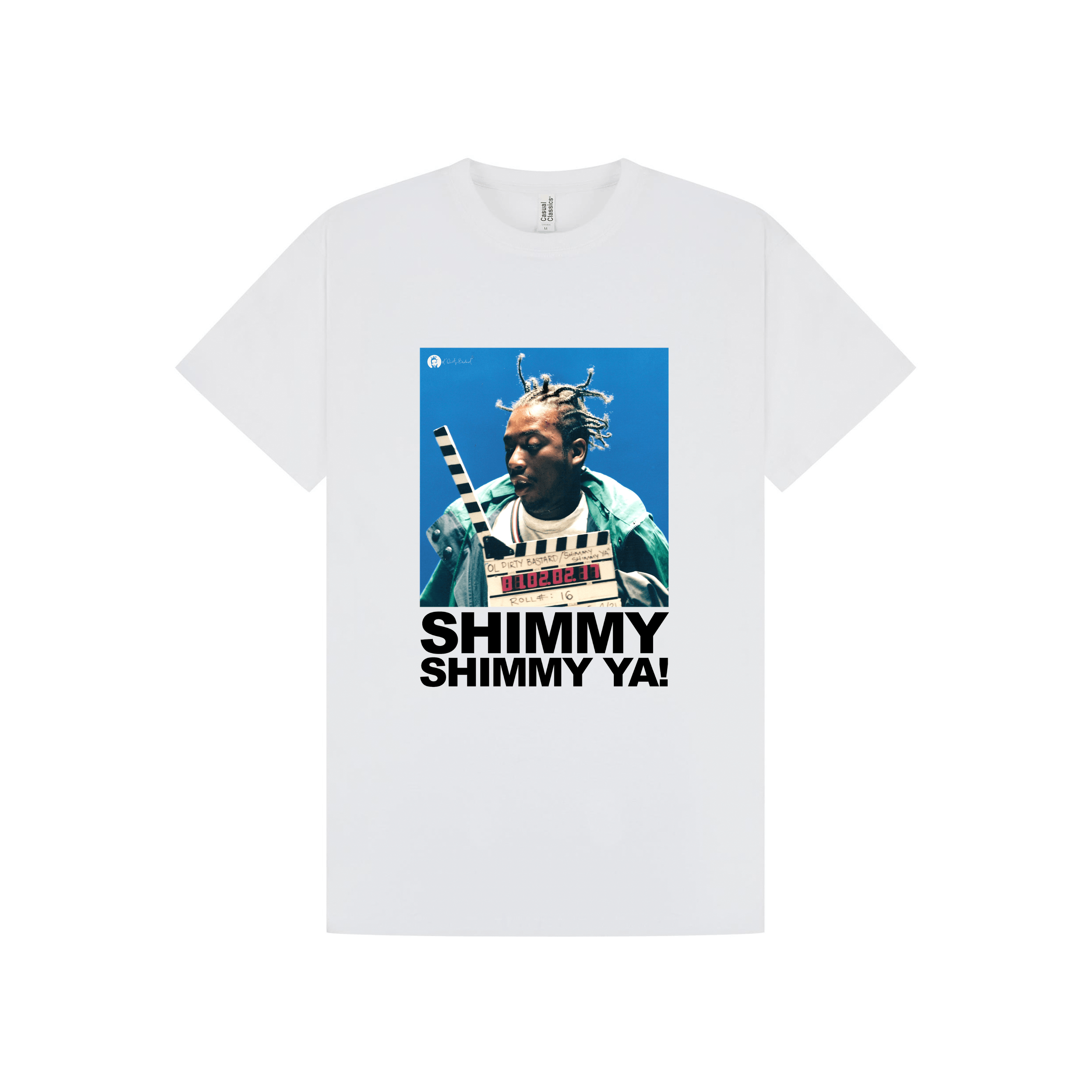 White Printed T-shirt Front