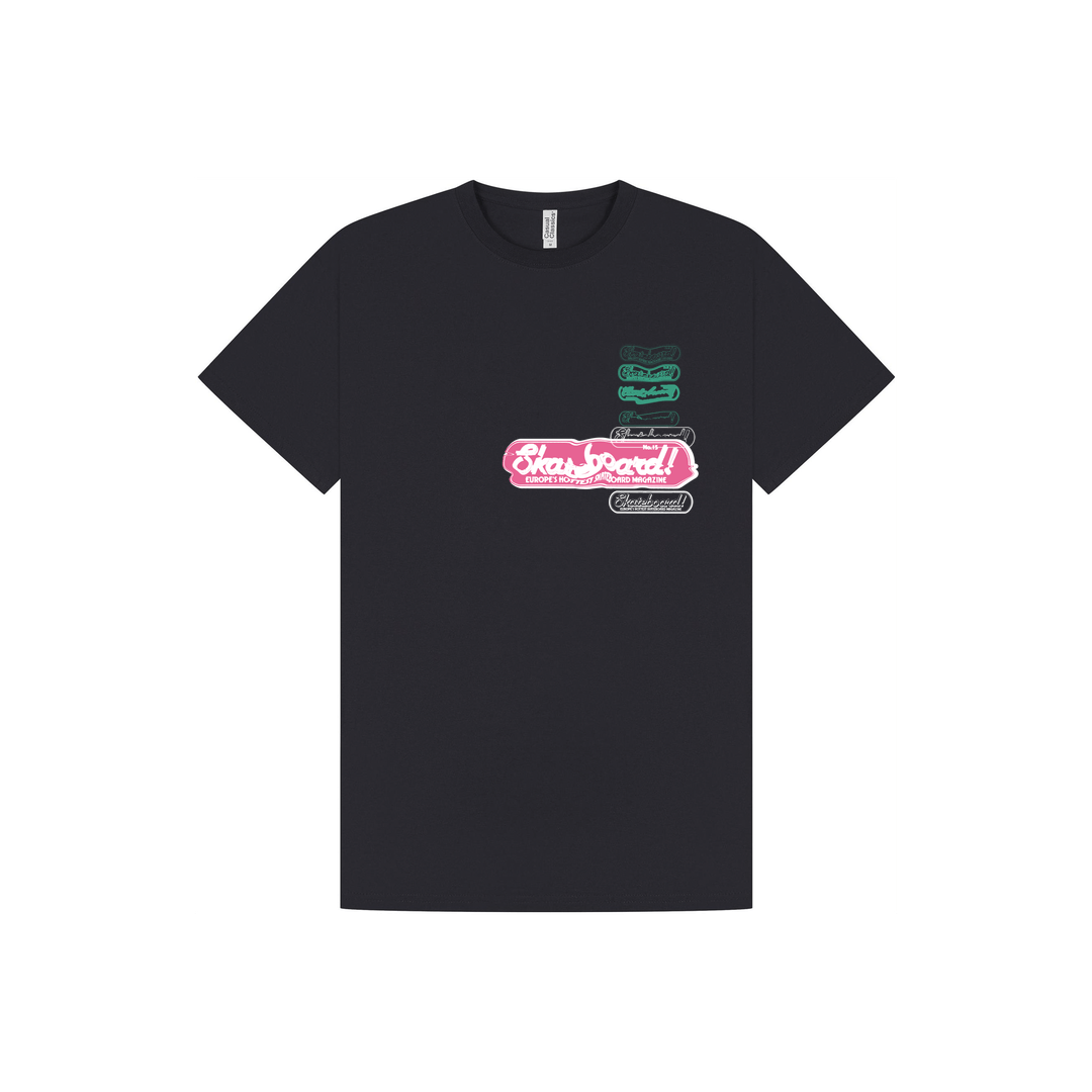 Navy Printed T-shirt Front