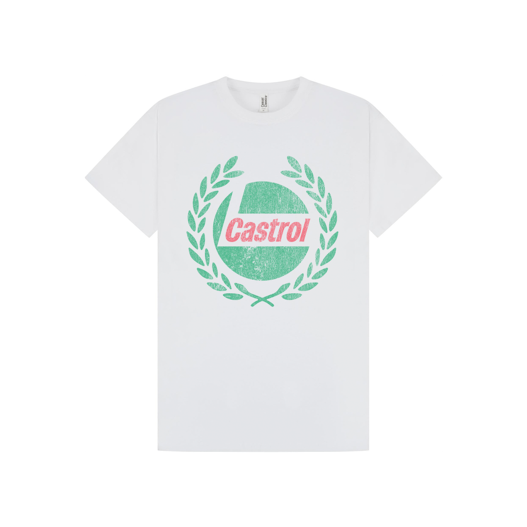 White Printed T-shirt Front