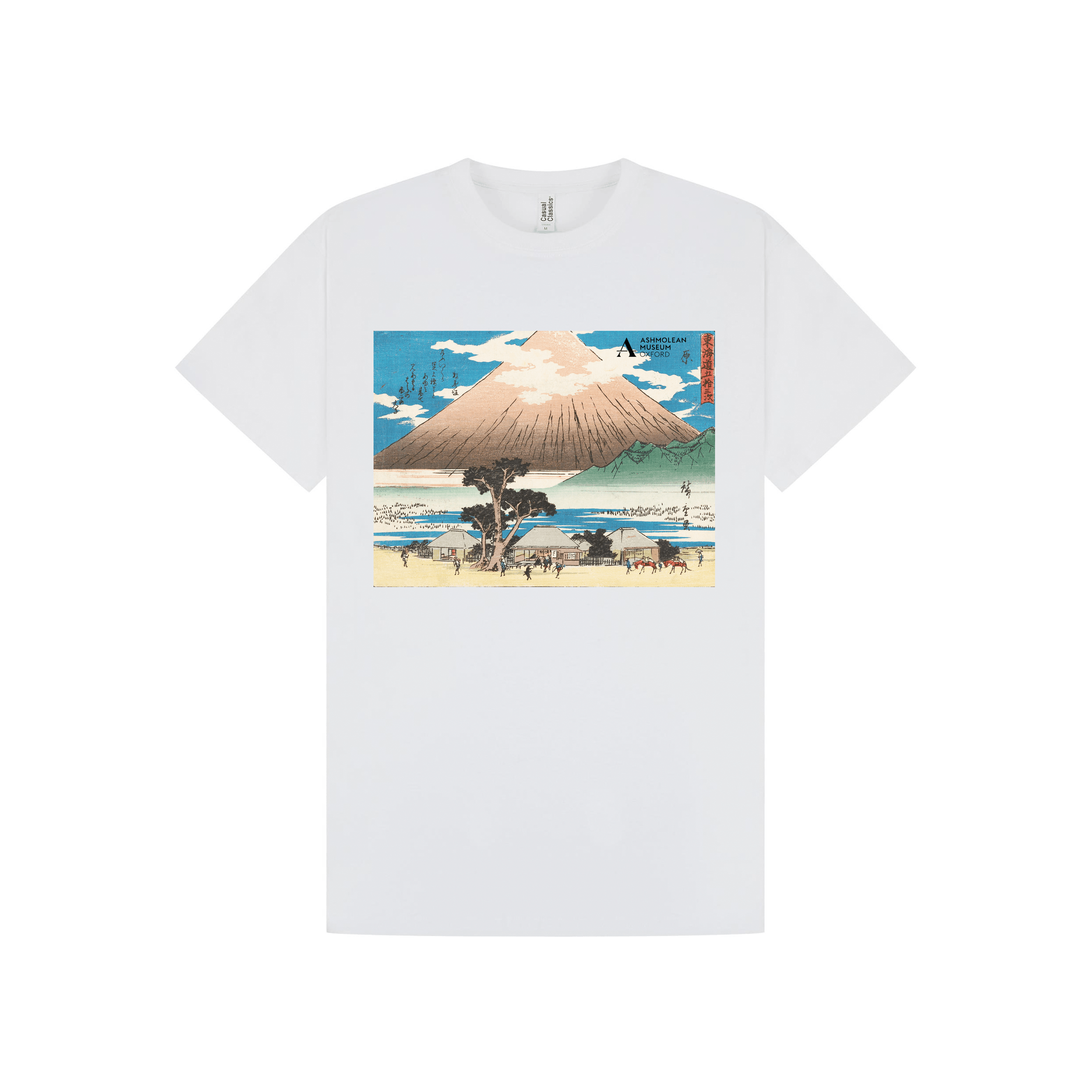 White Printed T-shirt Front