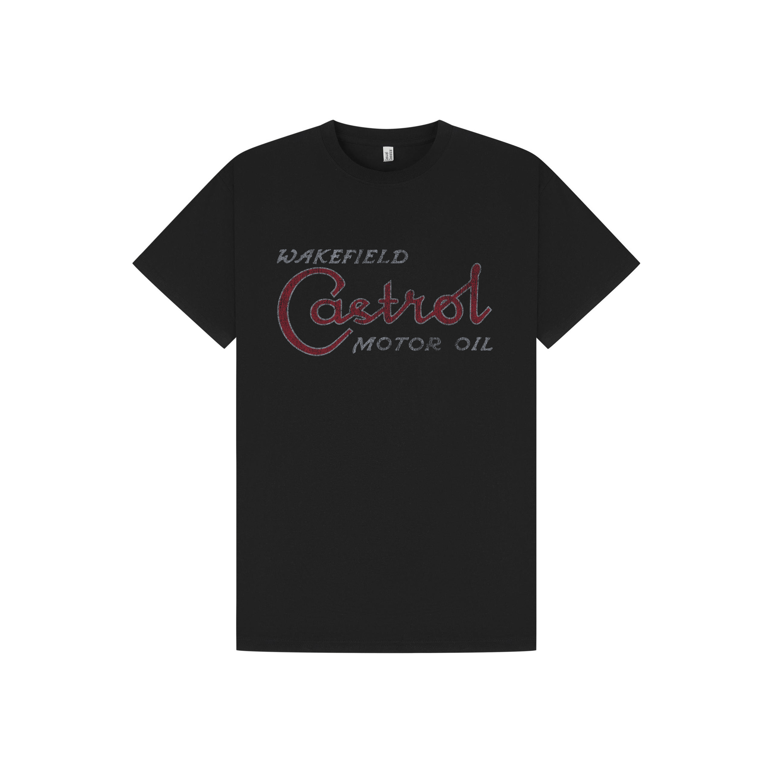 Black Printed T-shirt Front