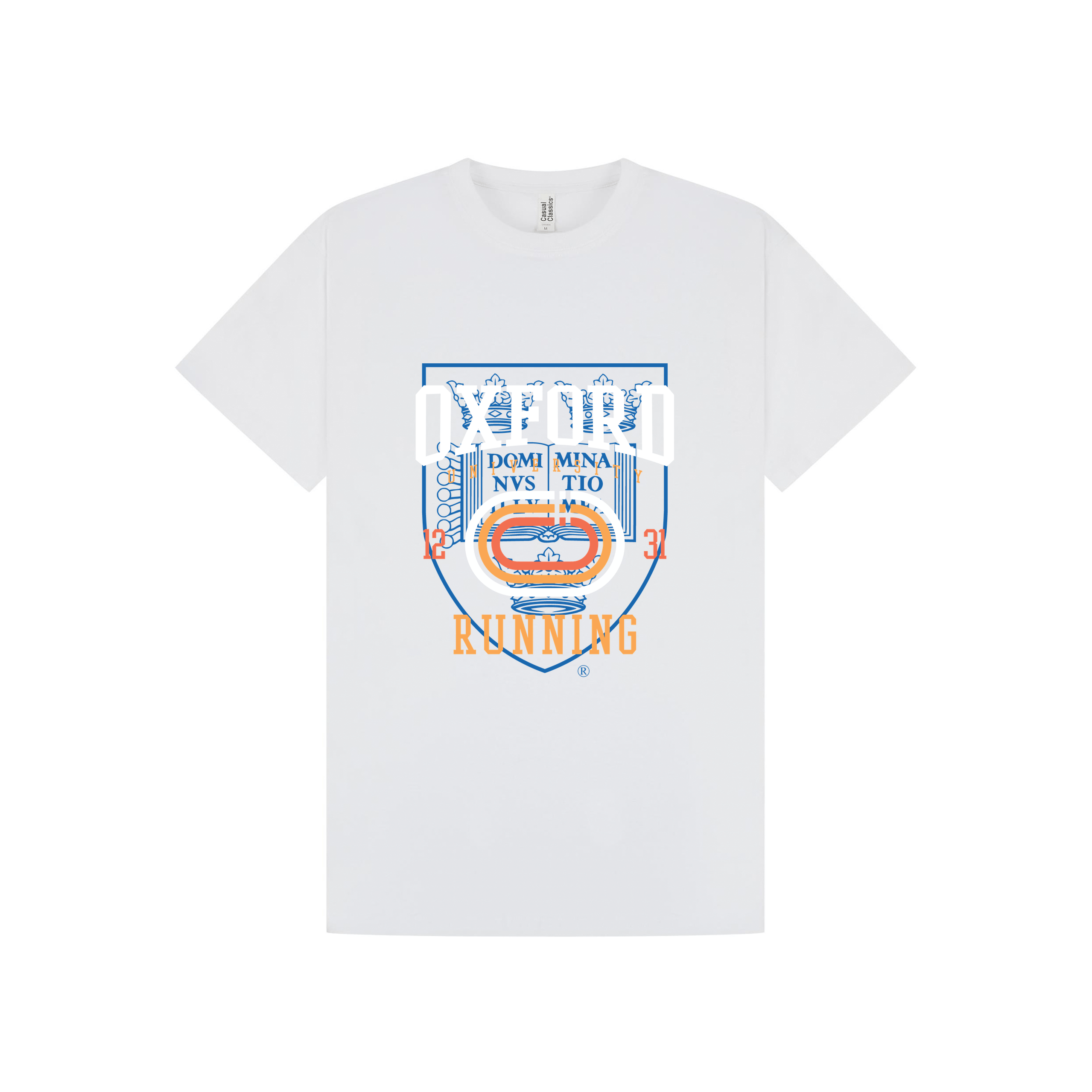 White Printed T-shirt Front