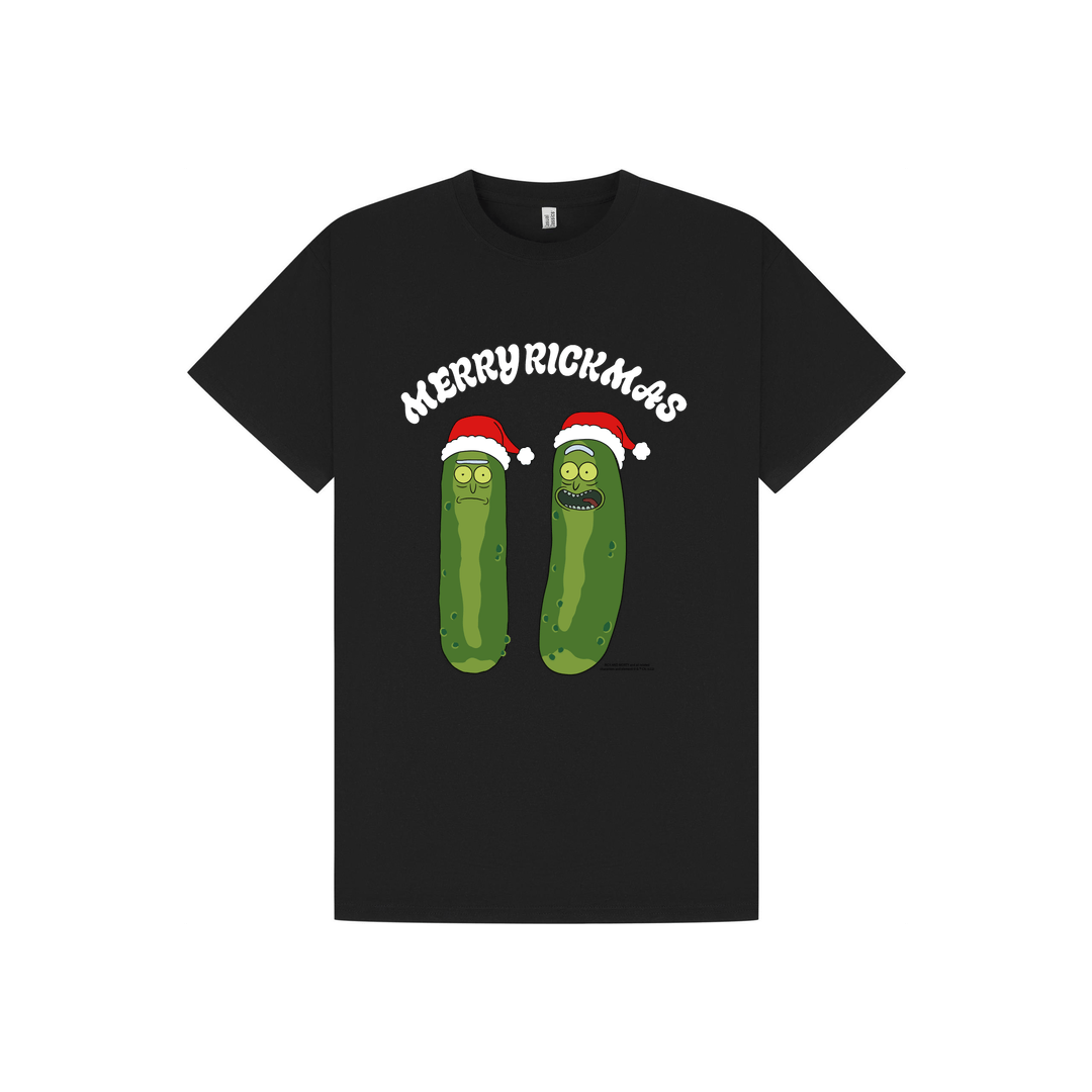 Black Printed T-shirt Front