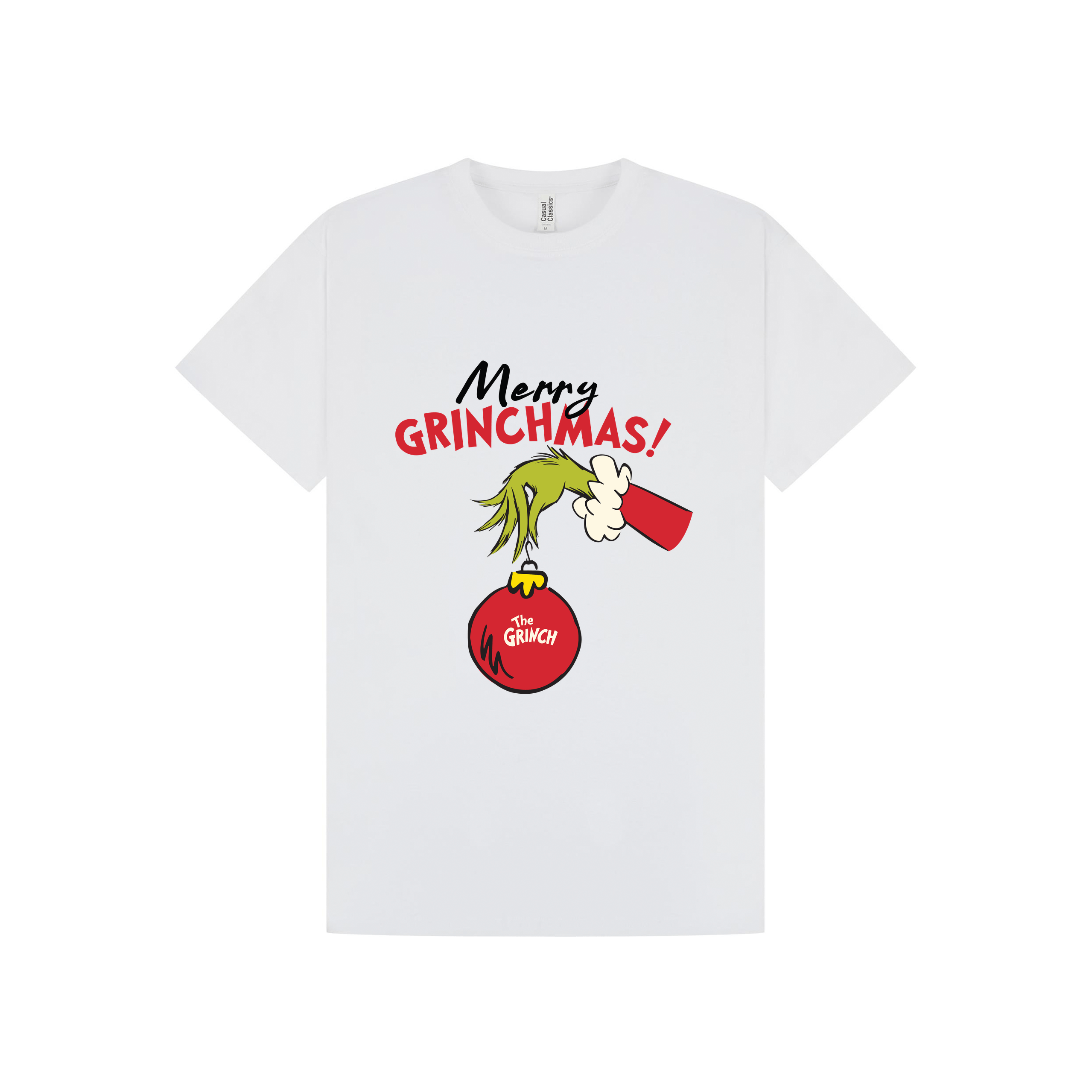 White Printed T-shirt Front