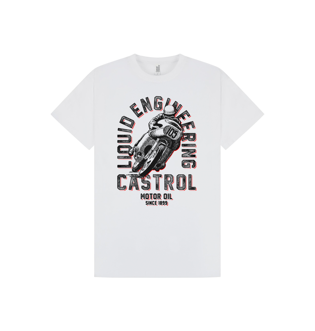 White Printed T-shirt Front