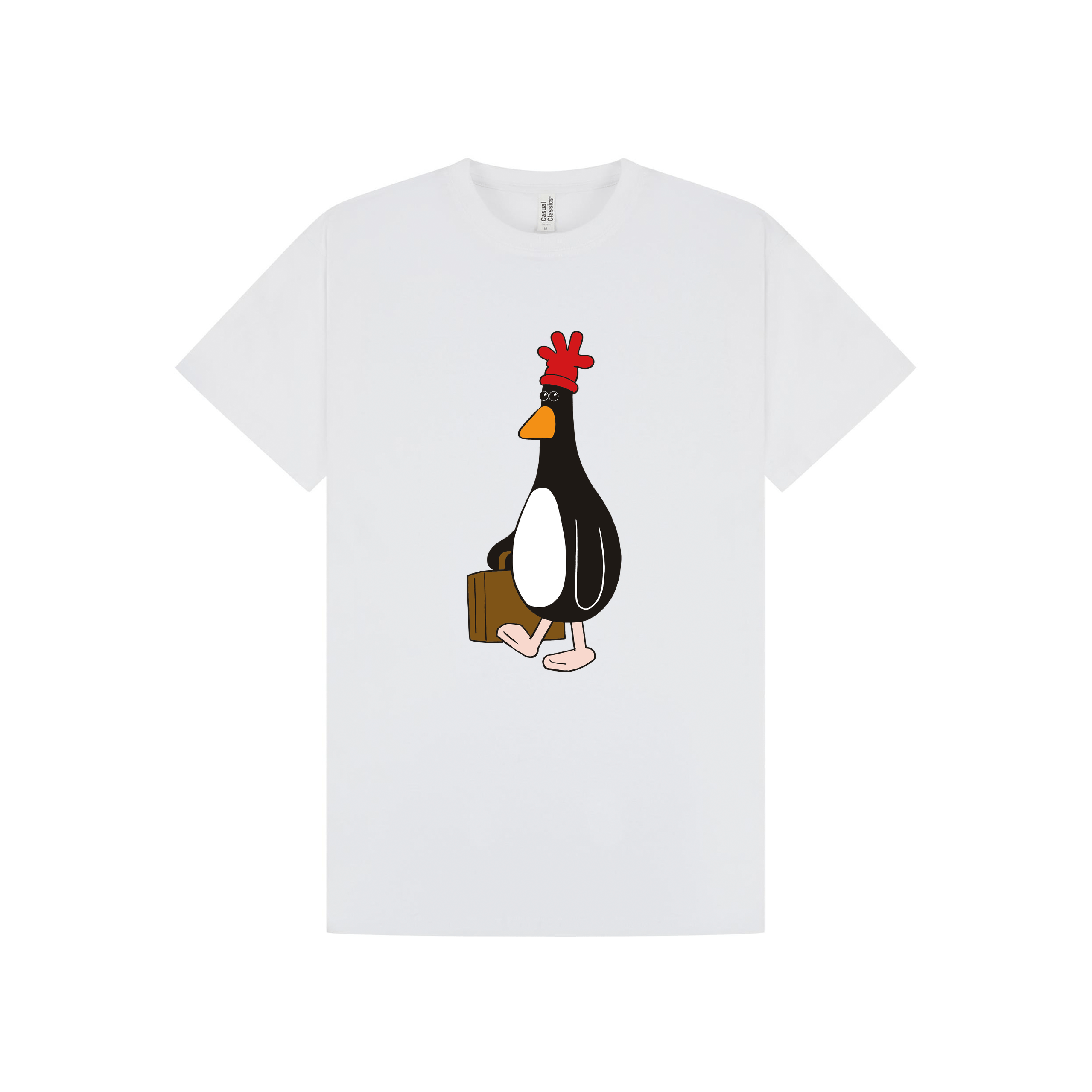 White Printed T-shirt Front