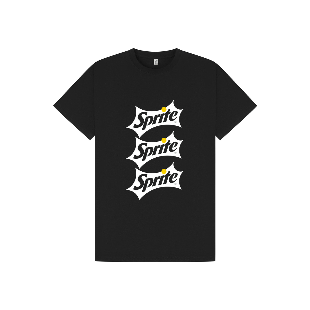 Black Printed T-shirt Front