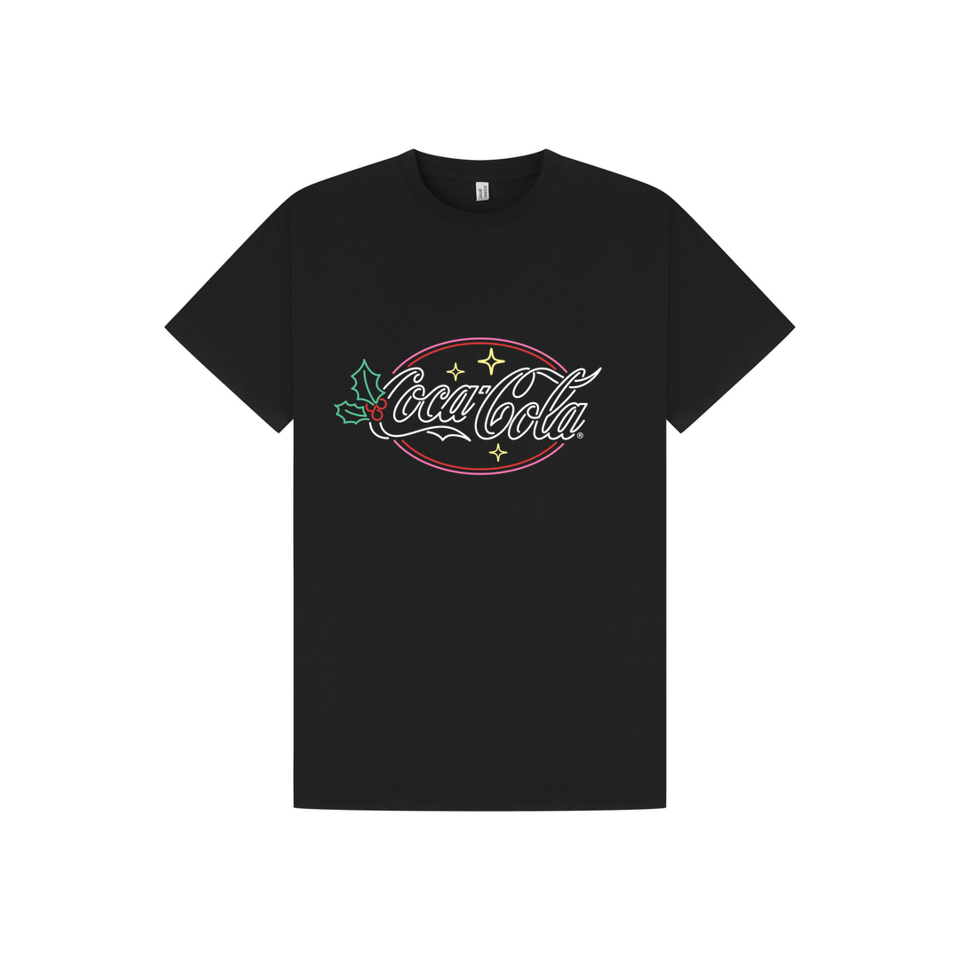 Black Printed T-shirt Front