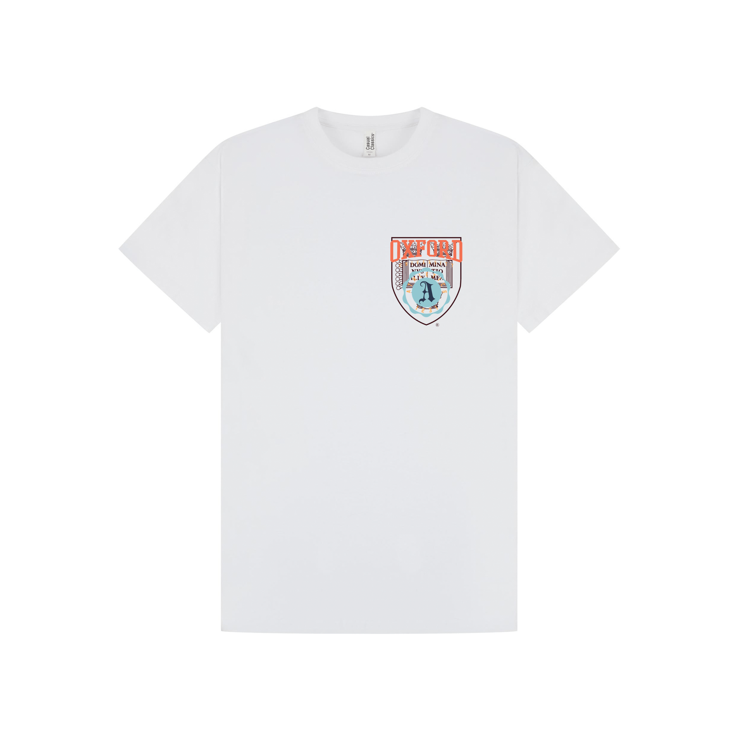 White Printed T-shirt Front