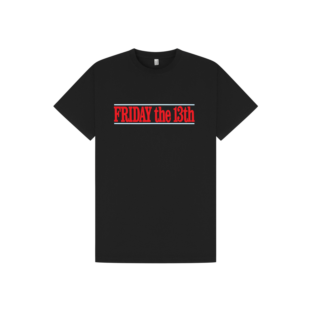 Black Printed T-shirt Front