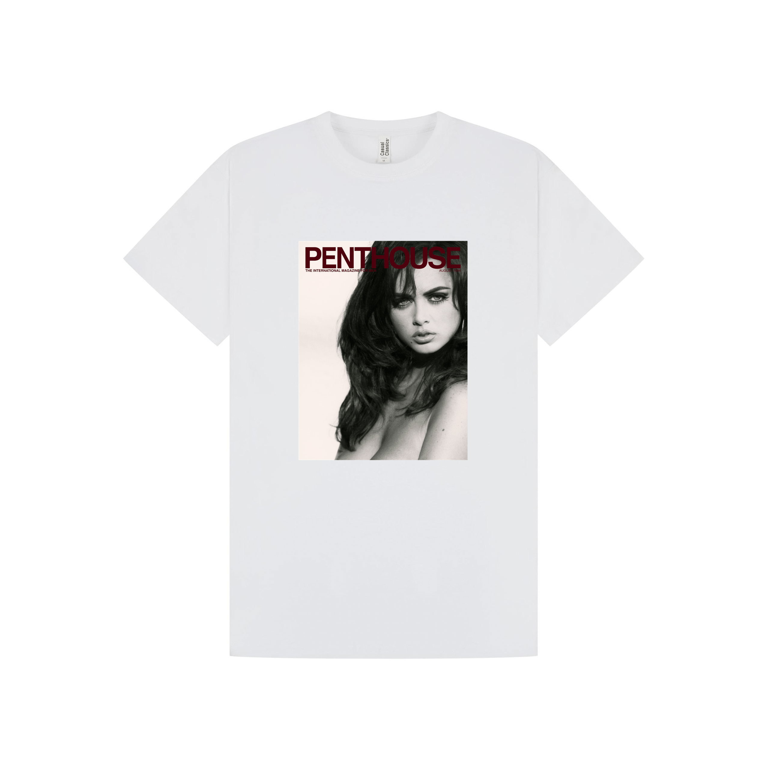 White Printed T-shirt Front