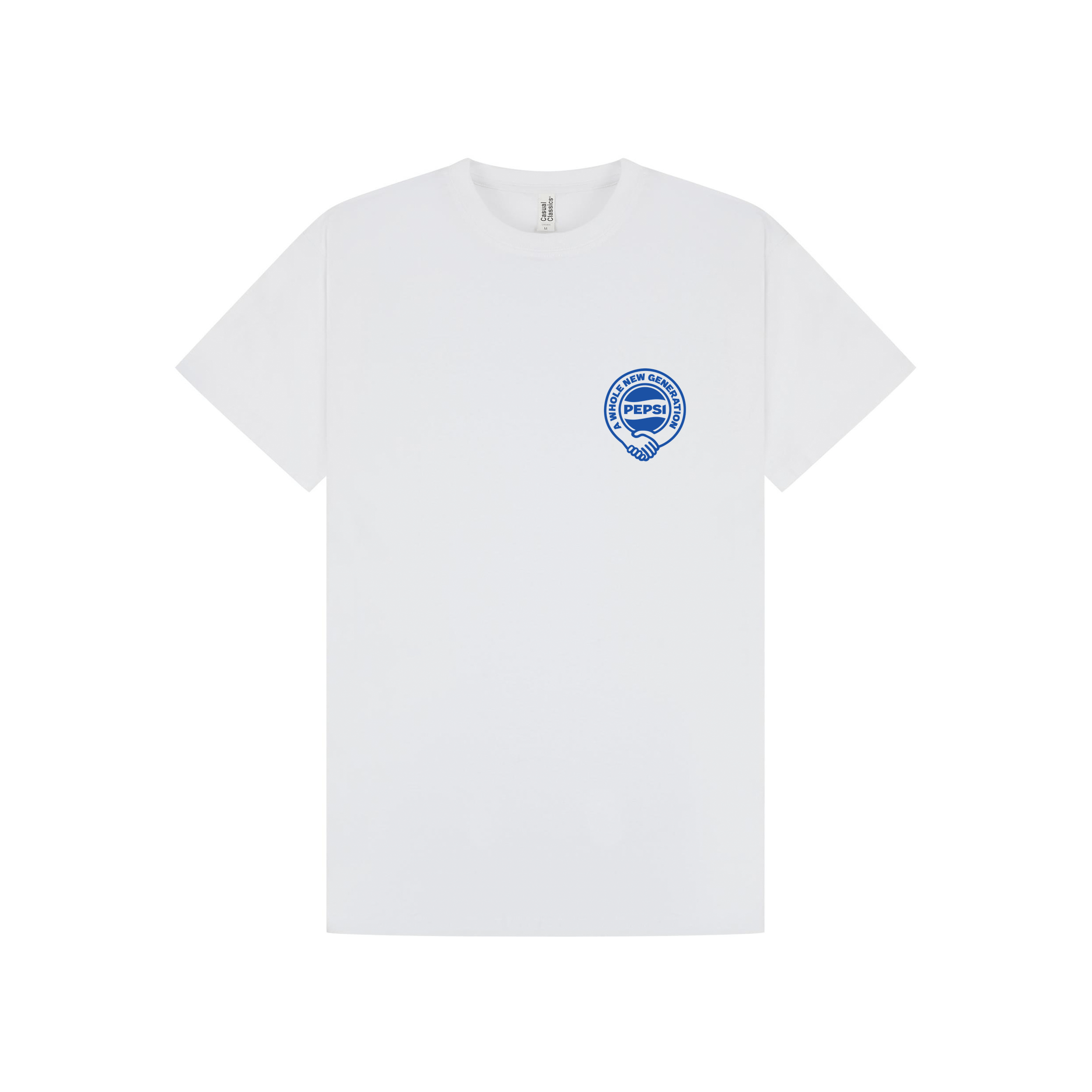 White Printed T-shirt Front