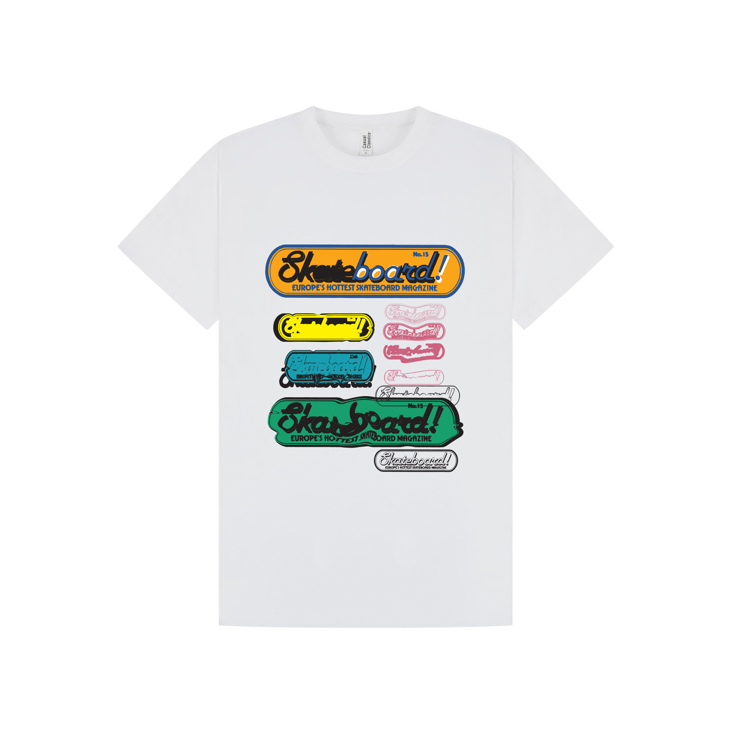 White Printed T-shirt Front