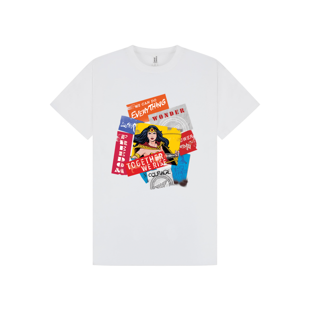 White Printed T-shirt Front